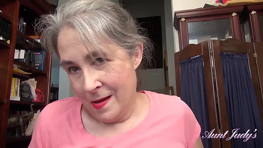 50yo Full Bush Step-Aunt Grace (Workout POV)