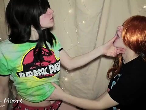 Homemade video of a lesbian stepsister licking her pussy and ass