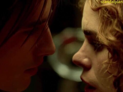 Billie Piper naked with beautiful brunette hair in Penny Dreadful