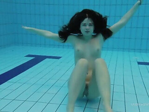 Hot tits Katy Soroka brunette teen underwater naked