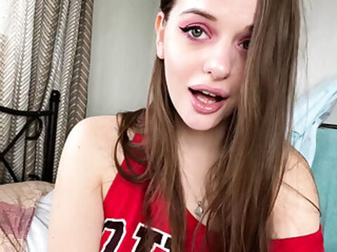 Passionate blowjob from cute