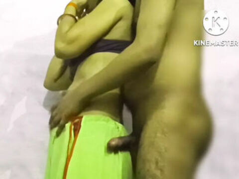 Romantic scene with bhabhi