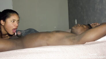 Sleeping beauty gets an amateur dick in her mouth