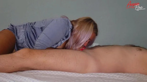 Stepmom and Stepson Share a Cock
