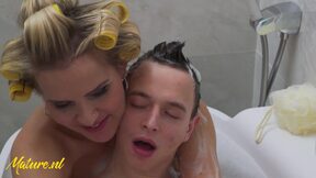 Anal Craving MILF Julia Pink Joins Her Stepson In Bath