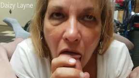 Friends MILF Mom makes my Hard Cock Cum