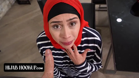 Horny Stepson Teaches Middle Eastern Stepmom Lilly Hall how to Give the best Blowjobs