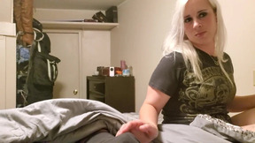 Hot MILF Seducing Step Son for Hot JOI Blow Job