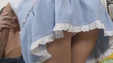 A Russian teen gets her anal scene with a big cock in a