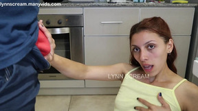 Fucking my best Friend's Wife in the Kitchen while he's in the Bedroom next to us