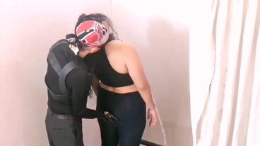 Hot Latina Julietacaardenas gets spanked and tied up in a steamy BDSM scene